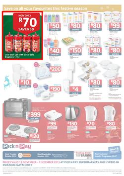 Pick N Pay KZN : Save On All Your Festive Favourites (19 Nov - 1 Dec 2013), page 8
