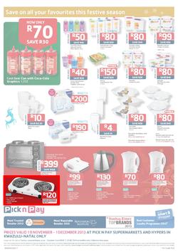 Pick N Pay KZN : Save On All Your Festive Favourites (19 Nov - 1 Dec 2013), page 8