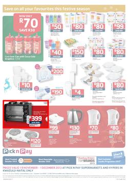 Pick N Pay KZN : Save On All Your Festive Favourites (19 Nov - 1 Dec 2013), page 8
