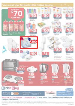 Pick N Pay KZN : Save On All Your Festive Favourites (19 Nov - 1 Dec 2013), page 8