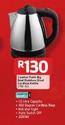 Counter Point Big Deal Stainless Steel Cordless Kettle