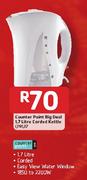 Counter Point Big Deal 1.7L Corded Kettle CPRU17