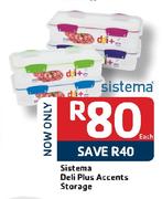 Sistema Deli Plus Accents Storage-Each