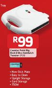 Counter Point Big Deal 2 Slice Sandwich Toaster CPD13