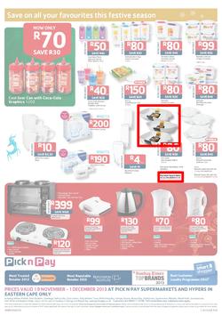 Pick N Pay Eastern Cape : Save On All Your Festive Favourites (19 Nov - 1 Dec 2013), page 8