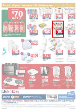Pick N Pay Eastern Cape : Save On All Your Festive Favourites (19 Nov - 1 Dec 2013), page 8