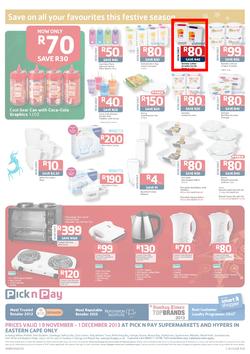 Pick N Pay Eastern Cape : Save On All Your Festive Favourites (19 Nov - 1 Dec 2013), page 8