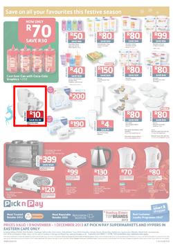 Pick N Pay Eastern Cape : Save On All Your Festive Favourites (19 Nov - 1 Dec 2013), page 8