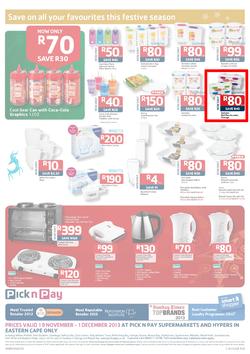 Pick N Pay Eastern Cape : Save On All Your Festive Favourites (19 Nov - 1 Dec 2013), page 8