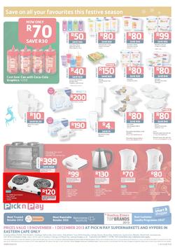 Pick N Pay Eastern Cape : Save On All Your Festive Favourites (19 Nov - 1 Dec 2013), page 8