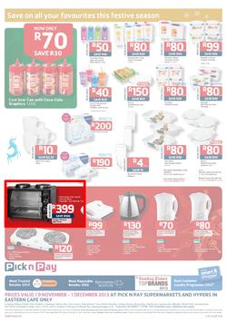 Pick N Pay Eastern Cape : Save On All Your Festive Favourites (19 Nov - 1 Dec 2013), page 8