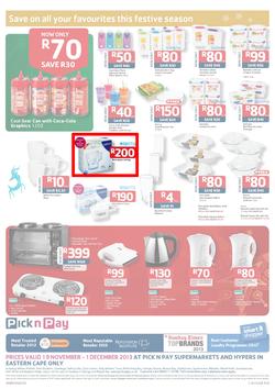 Pick N Pay Eastern Cape : Save On All Your Festive Favourites (19 Nov - 1 Dec 2013), page 8