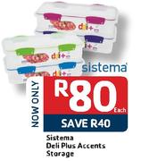Sistema Deli Plus Accents Storage-Each