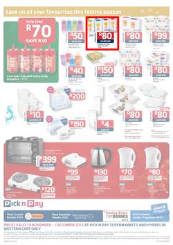 Pick N Pay Western Cape : Save On All Your Festive Favourites (19 Nov - 1 Dec 2013), page 8
