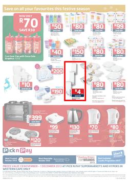 Pick N Pay Western Cape : Save On All Your Festive Favourites (19 Nov - 1 Dec 2013), page 8