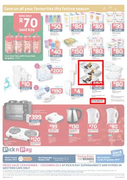 Pick N Pay Western Cape : Save On All Your Festive Favourites (19 Nov - 1 Dec 2013), page 8