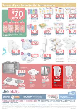 Pick N Pay Western Cape : Save On All Your Festive Favourites (19 Nov - 1 Dec 2013), page 8