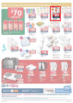 Pick N Pay Western Cape : Save On All Your Festive Favourites (19 Nov - 1 Dec 2013), page 8