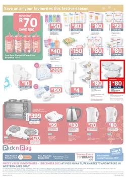 Pick N Pay Western Cape : Save On All Your Festive Favourites (19 Nov - 1 Dec 2013), page 8