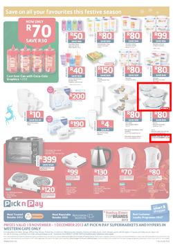 Pick N Pay Western Cape : Save On All Your Festive Favourites (19 Nov - 1 Dec 2013), page 8