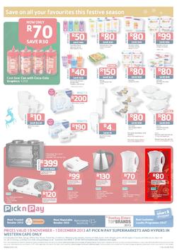 Pick N Pay Western Cape : Save On All Your Festive Favourites (19 Nov - 1 Dec 2013), page 8