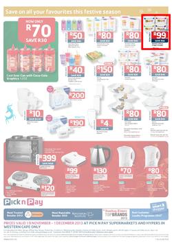 Pick N Pay Western Cape : Save On All Your Festive Favourites (19 Nov - 1 Dec 2013), page 8
