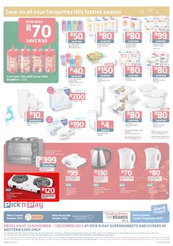 Pick N Pay Western Cape : Save On All Your Festive Favourites (19 Nov - 1 Dec 2013), page 8