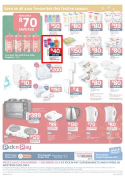 Pick N Pay Western Cape : Save On All Your Festive Favourites (19 Nov - 1 Dec 2013), page 8