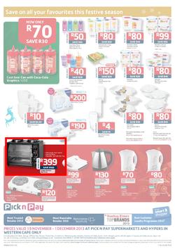 Pick N Pay Western Cape : Save On All Your Festive Favourites (19 Nov - 1 Dec 2013), page 8