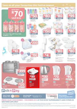 Pick N Pay Western Cape : Save On All Your Festive Favourites (19 Nov - 1 Dec 2013), page 8
