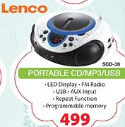 Lenco Portable CD/MP3/USB SCD-38