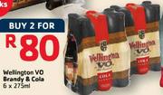 Wellington VO Brandy & Cola-6X275ml