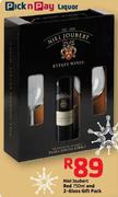 Niel Joubert Red-750ml And 2-Glass Gift Pack