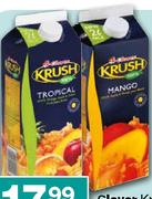 Clover Krush 100% Fruit Juice Blend-2Ltr-Each