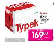 Typek A4 White Office paper-80GSM Box