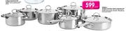 Tissoli Stainless Steel Cookware Set-12 Piece Per Set