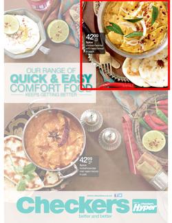 Checkers Western Cape : Quick & easy comfort food (24 Jun - 4 Aug 2013), page 1