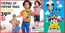 Ackermans : Mickey or Minnie tees for less (4 Jul - 25 Jul 2013 or while stocks last), page 1