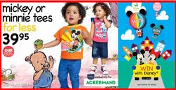 Ackermans : Mickey or Minnie tees for less (4 Jul - 25 Jul 2013 or while stocks last), page 1