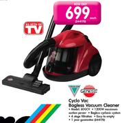 Cyclo Vac Bagless Vacuum Cleaner-Each