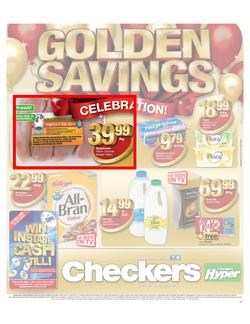 Checkers Western Cape : Golden savings (8 Jul - 14 Jul 2013), page 1