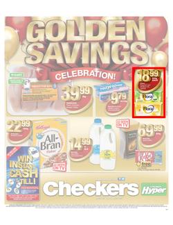 Checkers Western Cape : Golden savings (8 Jul - 14 Jul 2013), page 1