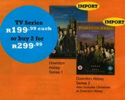 Downton Abbey Series 1 Or Downton Abbey Series 2 TV Series-Each