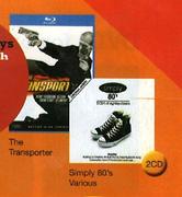 The Transporter Or Simply 80's Various CD's & Blu-Rays-2 nos 