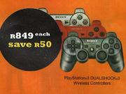 PlayStation.3 Dual Shock 3 Wireless Controllers Each