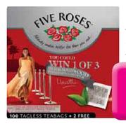 Five Roses 6 x 100's Tagless Teabags
