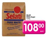 Selati White Sugar-12.5kg Each