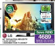 LG 42" 107cm Full HD LCD TV