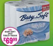 Baby Soft 2 Ply Toilet Tissue-18's