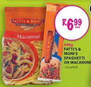 Fatti,s & Moni's Spaghetti Or Macaroni-500g